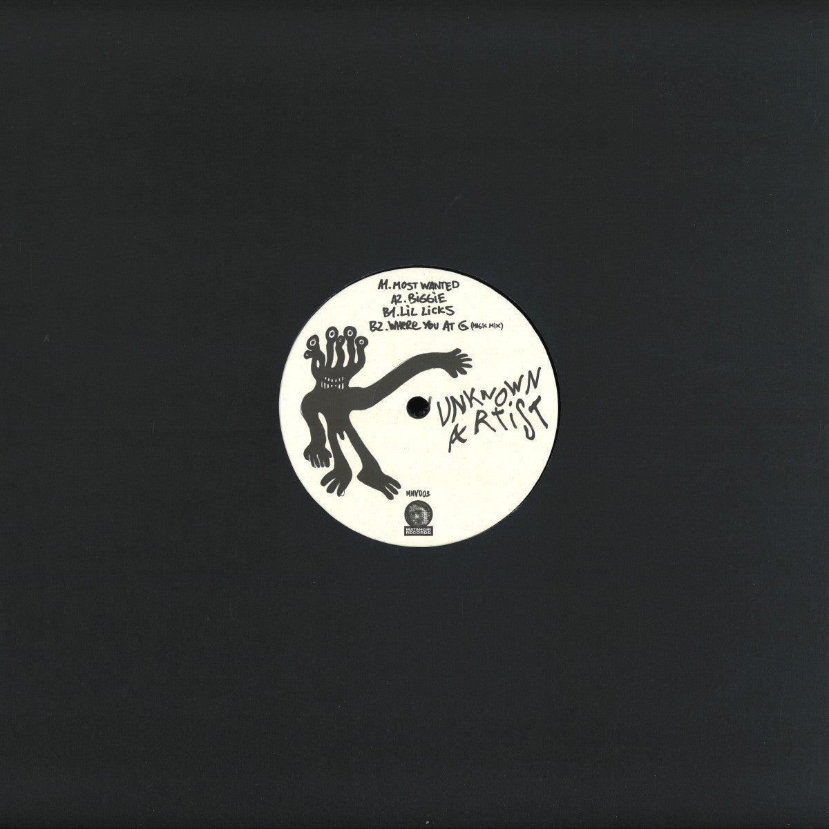Unknown Artist - MHV 003 (CLEAR VINYL) | Mint (M) Generic-
