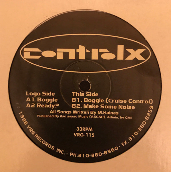 Control X - Boggle (12" VINYL) | Near Mint (NM) Generic-