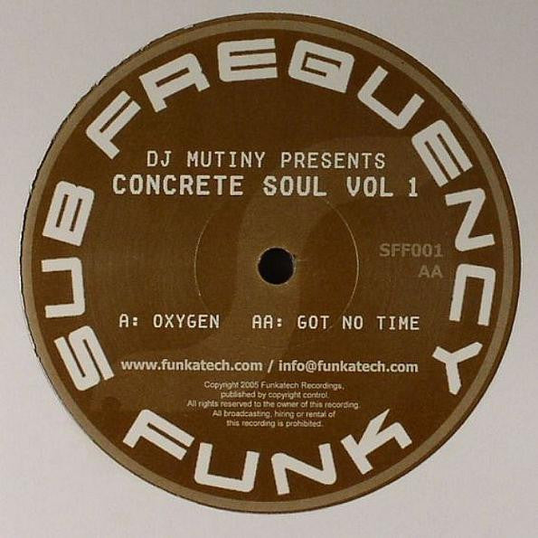 DJ Mutiny - Concrete Soul Vol 1 | Very Good Plus (VG+) Excellent (EX)-