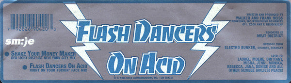 Dr. Walker - Flash Dancers On Acid (10" VINYL) | Very Good Plus (VG+) Very Good (VG)-