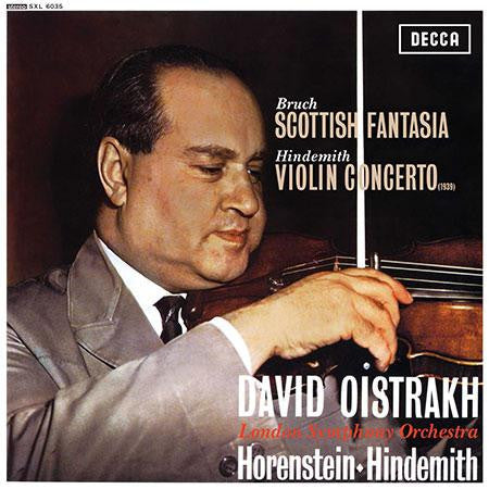 Bruch, Hindemith, David Oistrakh, London Symphony - Scottish Fantasia / Violin Concerto |-
