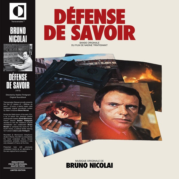 Bruno Nicolai - Defense De Savoir |-