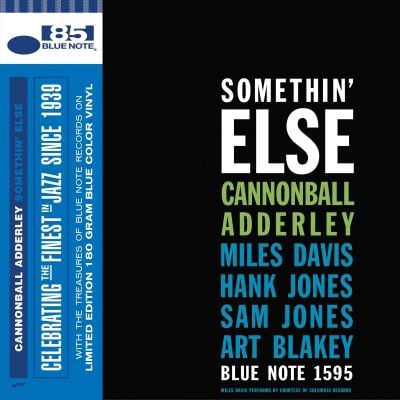 Cannonball Adderley - Somethin' Else (Indie Exclusive, Limited Edition, Colored Vinyl, Blue) | Mint (M) Mint (M)-