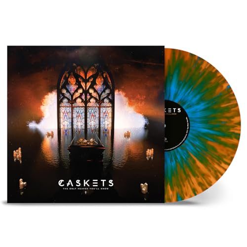 Caskets - The Only Heaven You'Ll Know (Orange Sky Blue Splatter VINYL LP SharpTone 7470-1) | NEW-