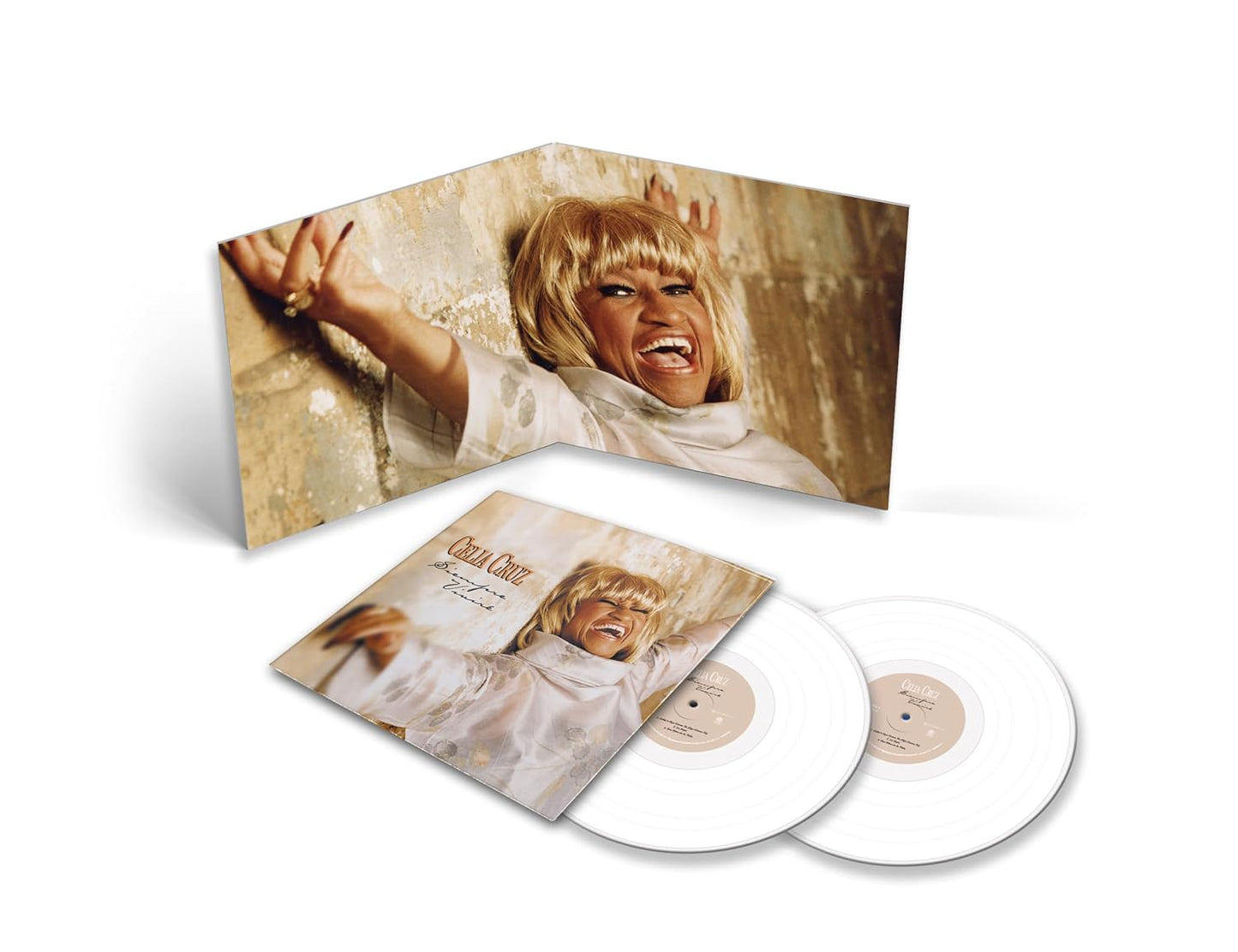 Celia Cruz - Siempre Vivire (Limited Edition, 140 Gram White Colored Vinyl) (2 Lp's) | Mint (M) Mint (M)-