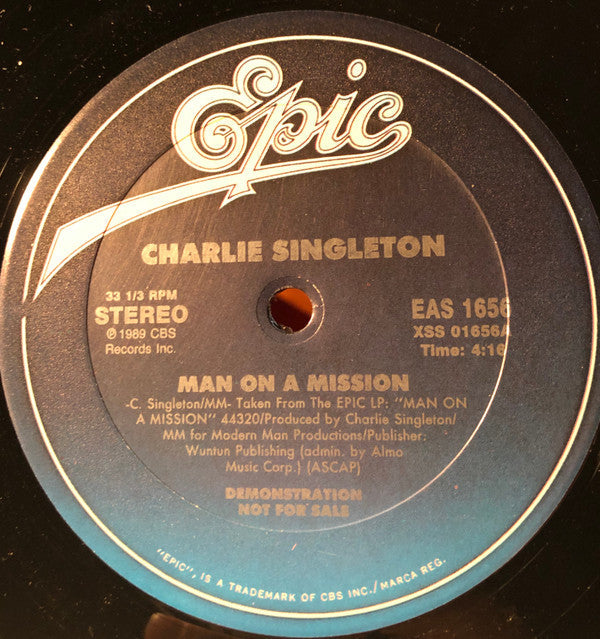 Charlie Singleton - Man On A Mission | Near Mint (NM) Very Good (VG)-