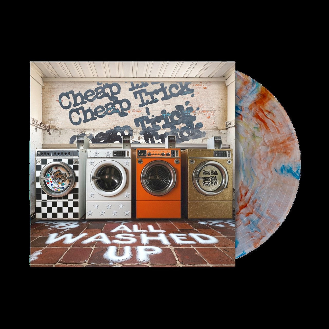 Cheap Trick - All Washed Up (ORANGE & BLUE MARBLE VINYL) | Mint (M) Mint (M)-