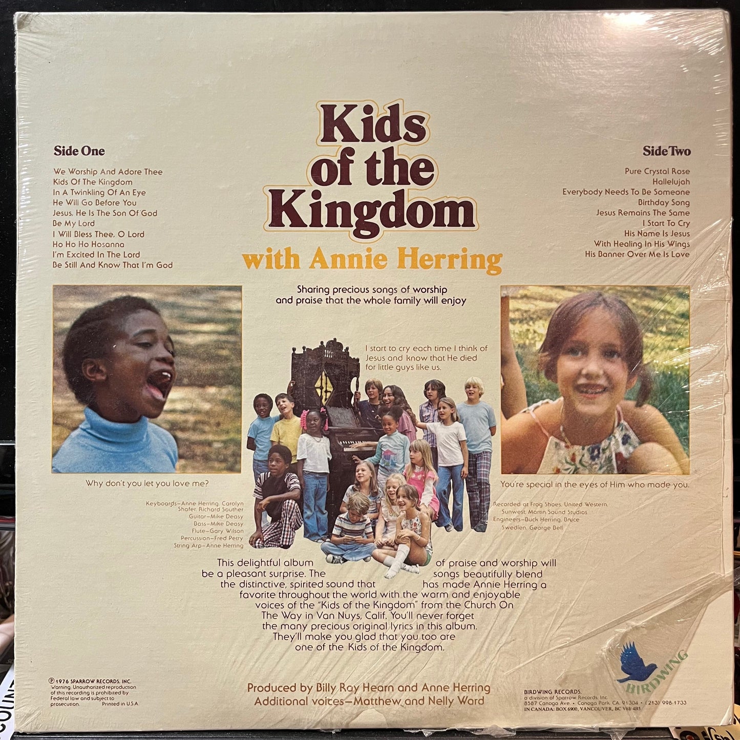 Kids Of The Kingdom - Sharing Songs Of Worship For All Ages (VINYL) | Mint (M) Near Mint (NM)-
