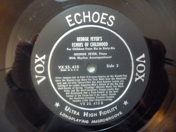George Feyer - Echoes Of Childhood | Excellent (EX)-