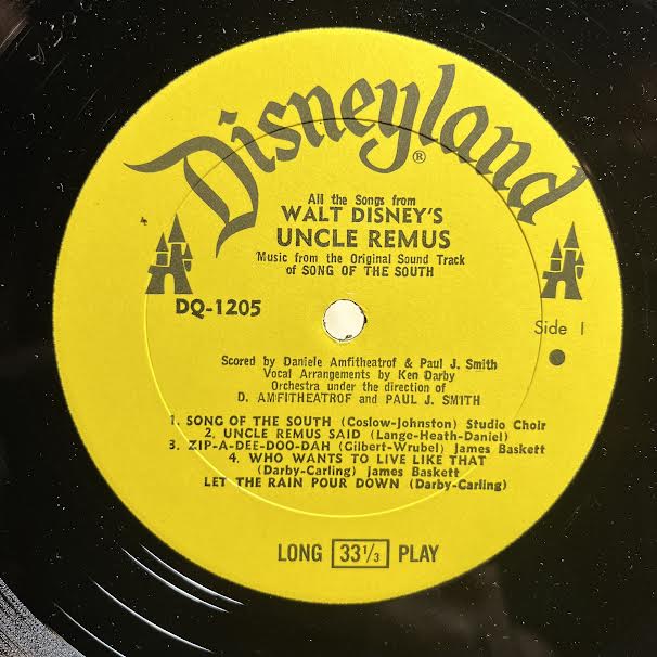 Various - All The Songs From Walt Disney's Uncle Remus (VINYL) | Near Mint- (NM-)-