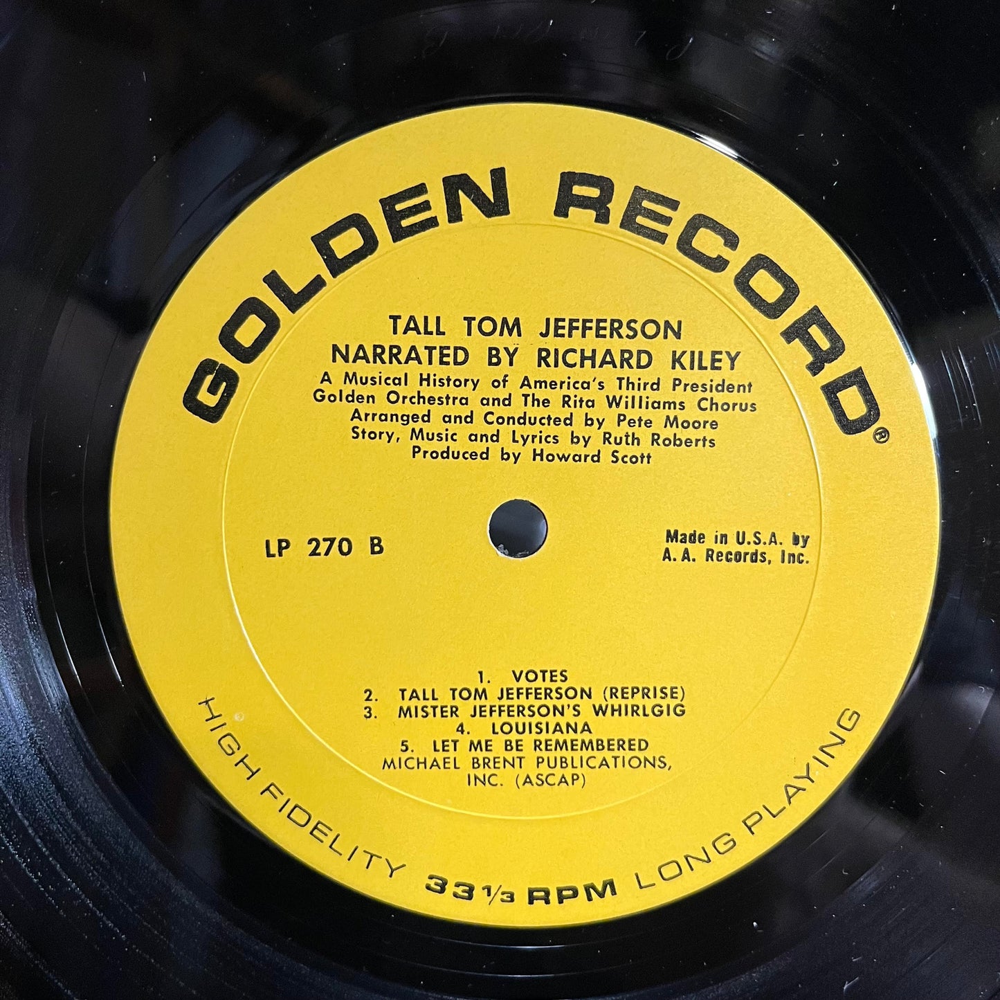 Golden Orchestra And Chorus - Tall Tom Jefferson *SHRINK* | Near Mint (NM) Near Mint (NM)-