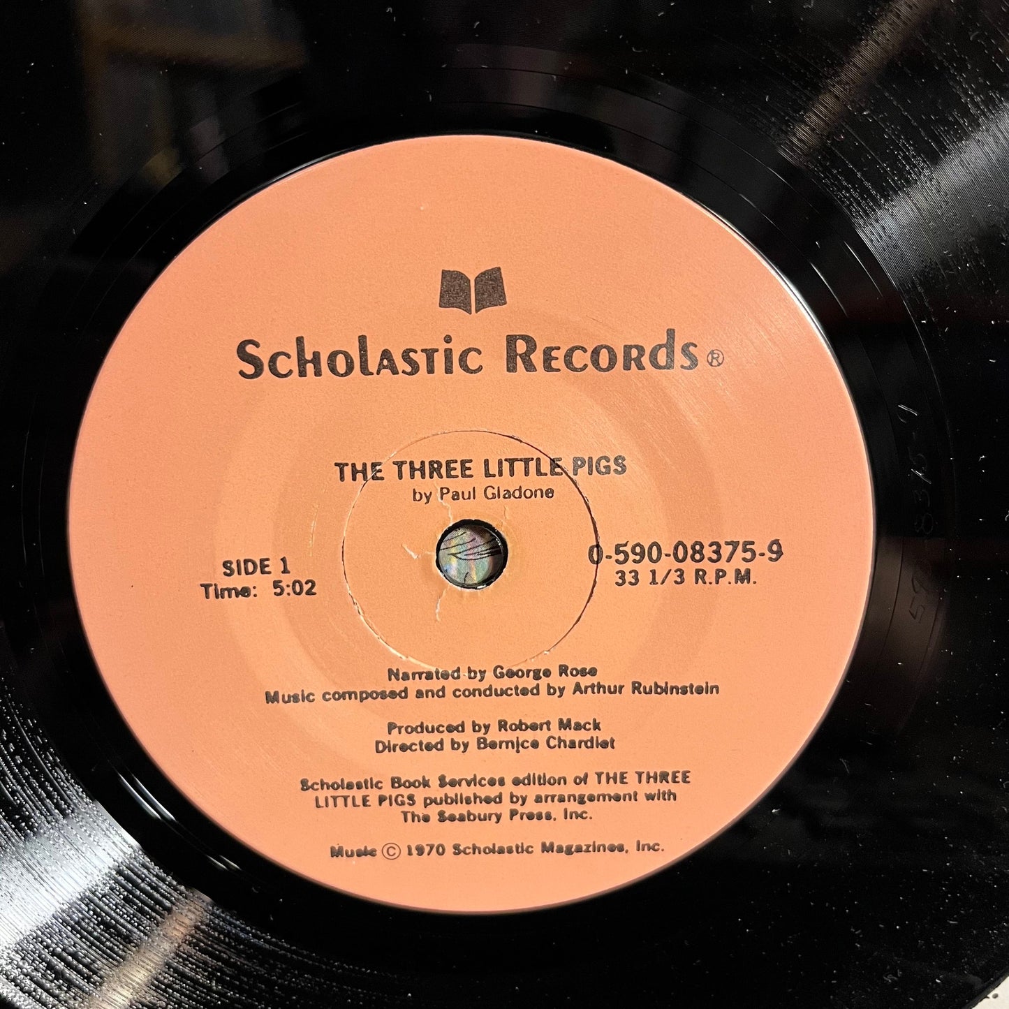 Paul Galdone - The Three Little Pigs 7" | Near Mint (NM) Near Mint (NM)-