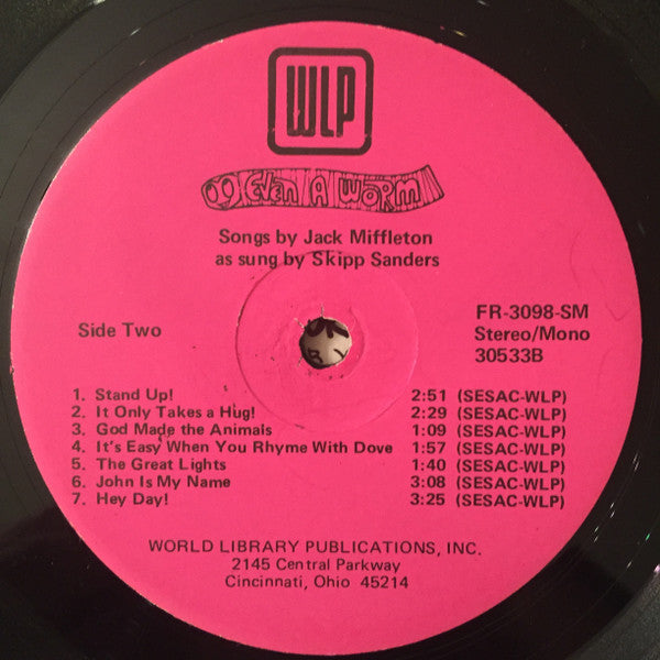 Jack Miffleton - Even A Worm: Songs for Childrens Celebrations Ages 2 to 10 | Near Mint (NM) Near Mint (NM)-