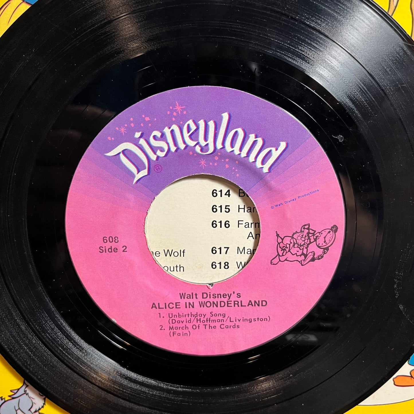 Unknown Artist - Alice In Wonderland (7" VINYL 45) | Very Good Plus (VG+) Excellent (EX)-