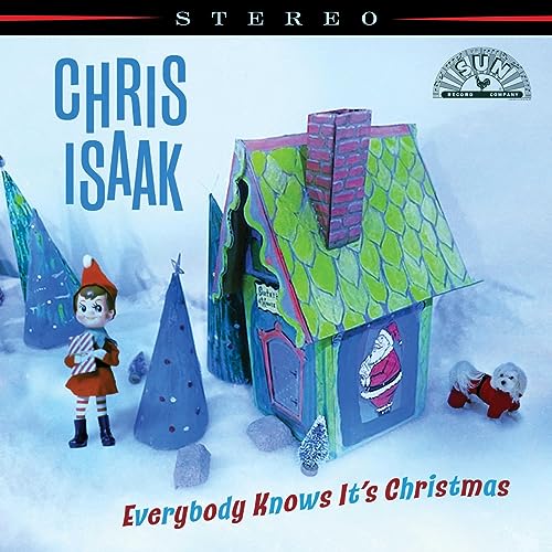 Chris Isaak - Everybody Knows It's Christmas (Dlx Green Swirl LP) | Mint (M) Mint (M)-