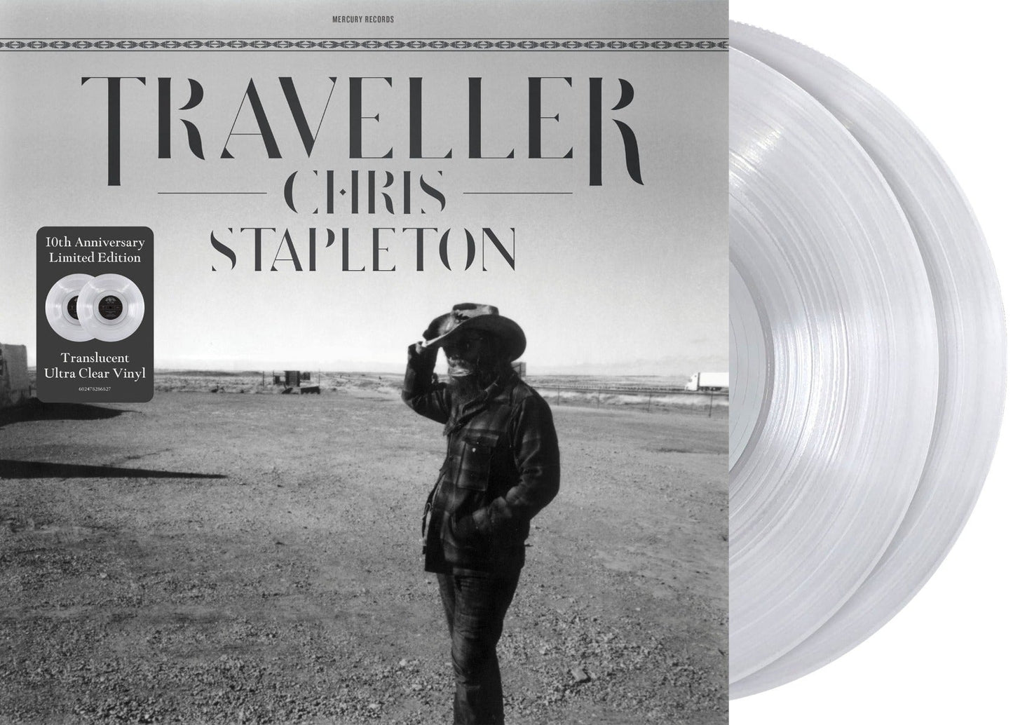 Chris Stapleton - Traveller (Ltd 10th Anniversary Translucent Ultra Clear 2xVINYL) | Mint (M) Mint (M)-