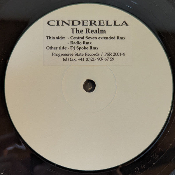 Cinderella - The Realm (Remixes) | Very Good Plus (VG+) Generic--