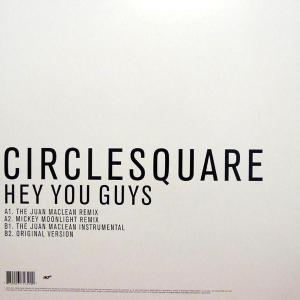 Circlesquare - Hey You Guys | Mint (M) Mint (M)--