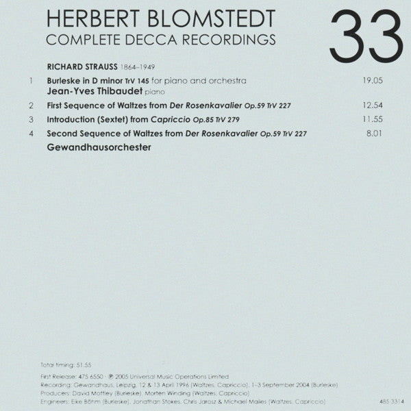 Herbert Blomstedt - Complete Decca Recordings (CD BOX SET) |-