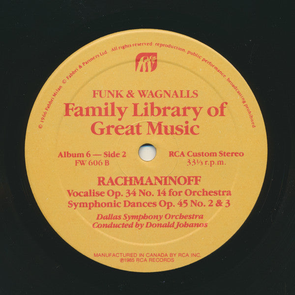 Piano Concerto No.2 - Funk & Wagnalls - Album 6 | Mint (M) Near Mint (NM)-