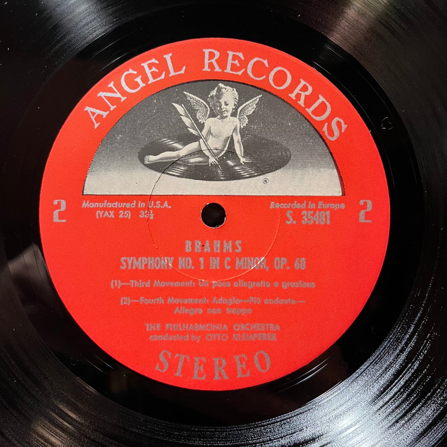 Symphony No. 1 in C Minor, Op. 68 (VINYL - 1ST PRESS) | Excellent+ (EX+) Very Good Plus Plus (VG++)-