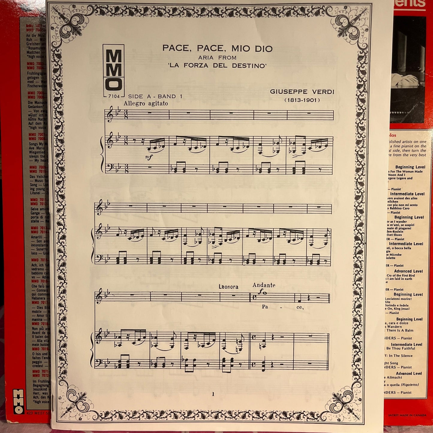 John Wustman - Verdi Operatic Arias For Soprano Voice *BOOKLET* | Excellent (EX) Excellent (EX)-