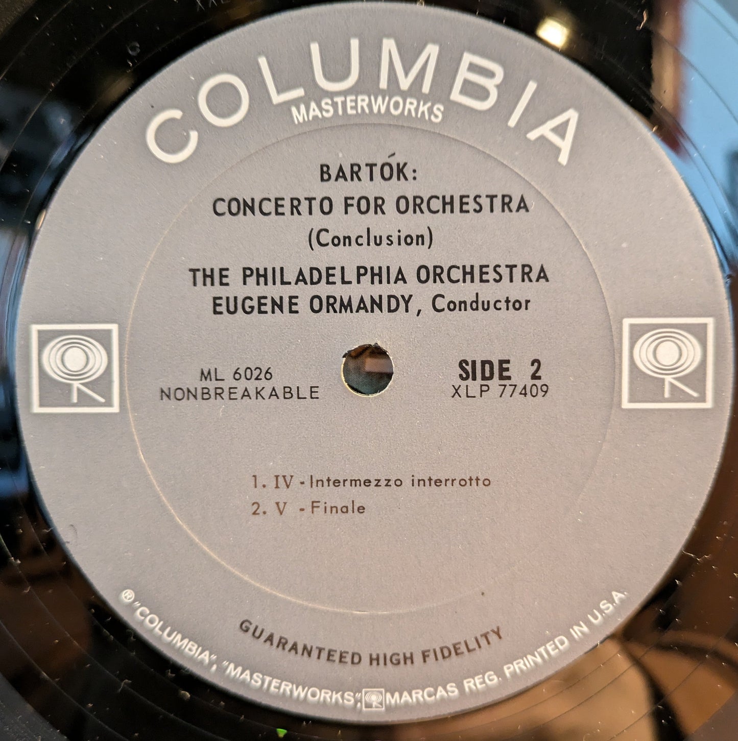 Béla Bartók - Concerto For Orchestra (A Brilliant Showpiece For Virtuoso Orchestra) | Excellent (EX) Excellent (EX)-