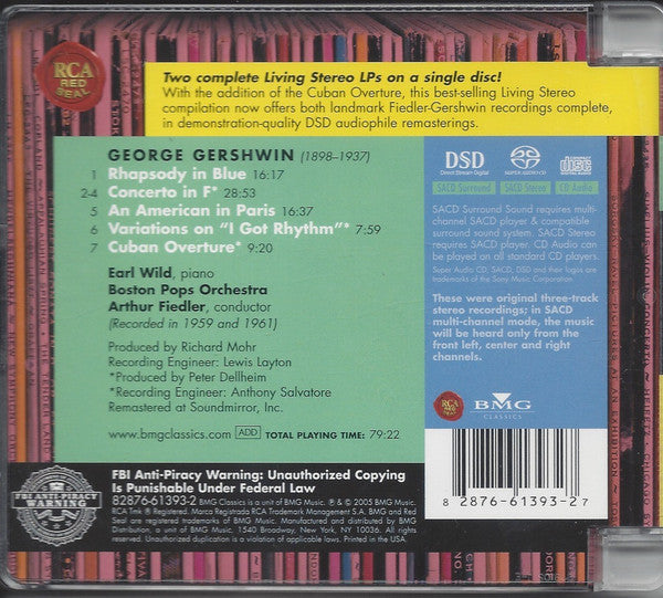Arthur Fiedler - Rhapsody In Blue *SACD* | Near Mint (NM) Near Mint (NM)-