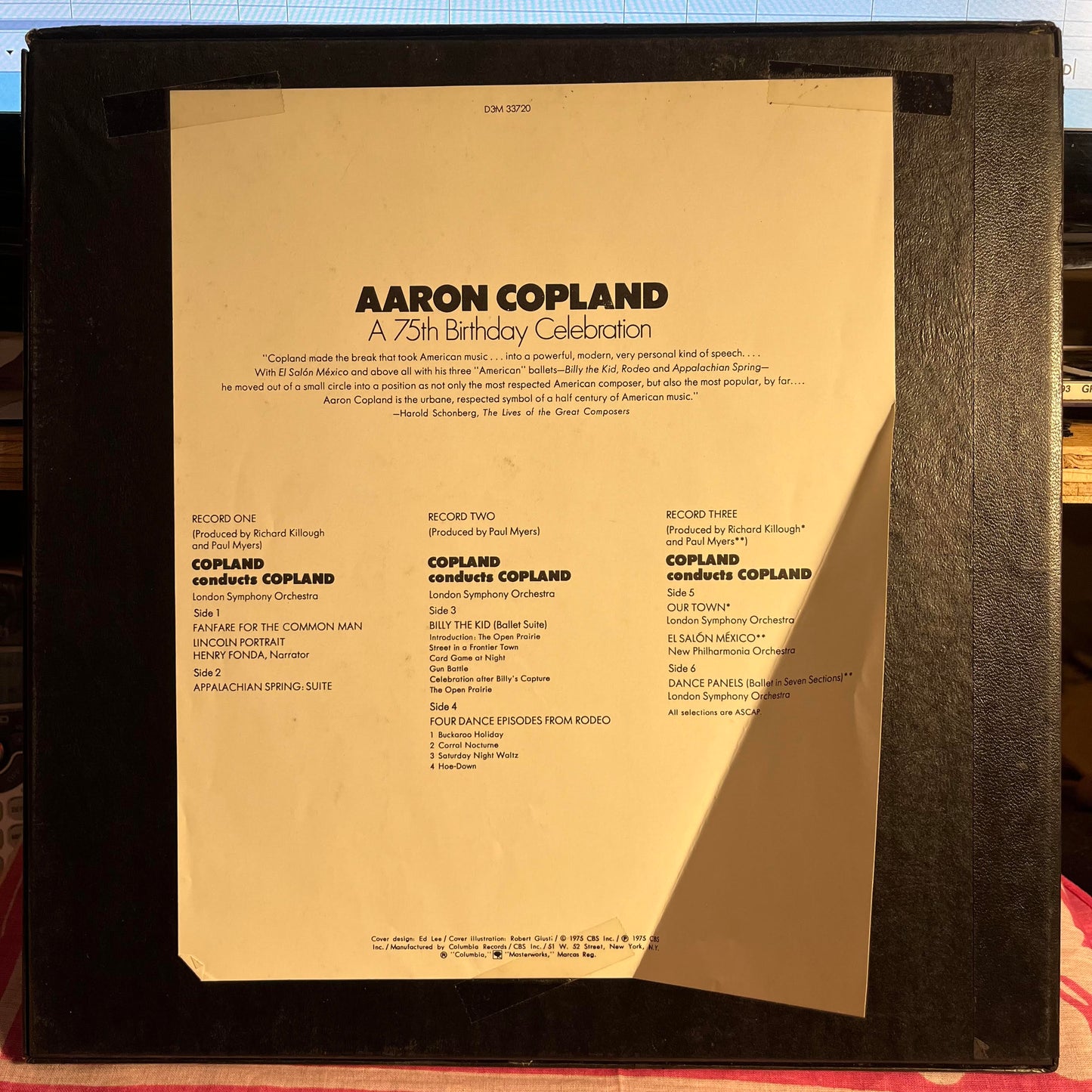 Aaron Copland - Copland Conducts Copland - A 75th Birthday Celebration | Near Mint (NM) Excellent (EX)-