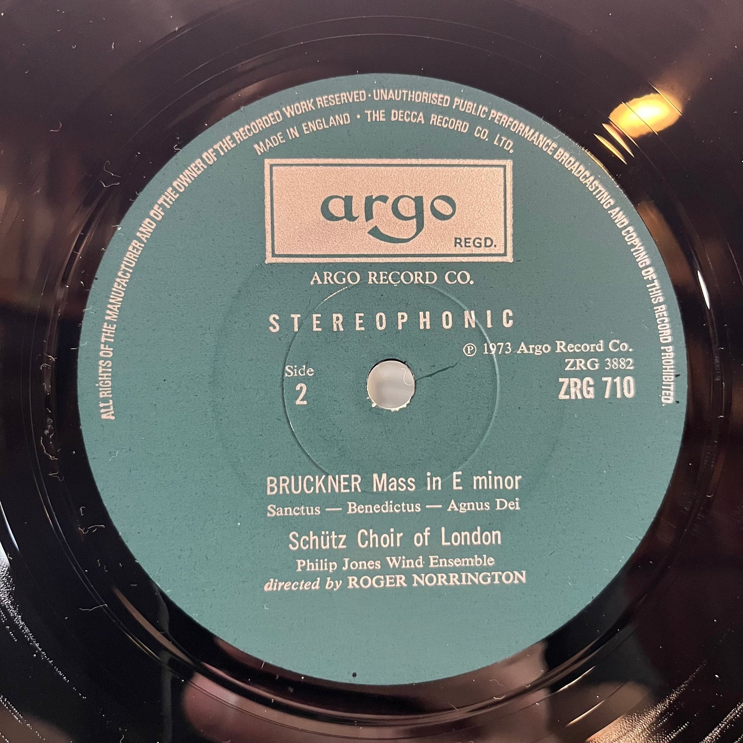 Anton Bruckner - Mass In E Minor (VINYL) | Near Mint (NM) Near Mint- (NM-)-