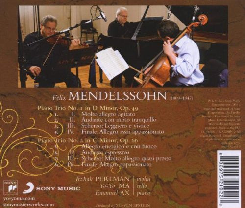Felix Mendelssohn-Bartholdy - Piano Trios Op. 49 & 66 (CD) | Near Mint (NM)-