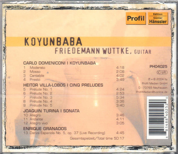 Friedemann Wuttke - Koyunbaba (CD) | Near Mint (NM) Near Mint (NM)-