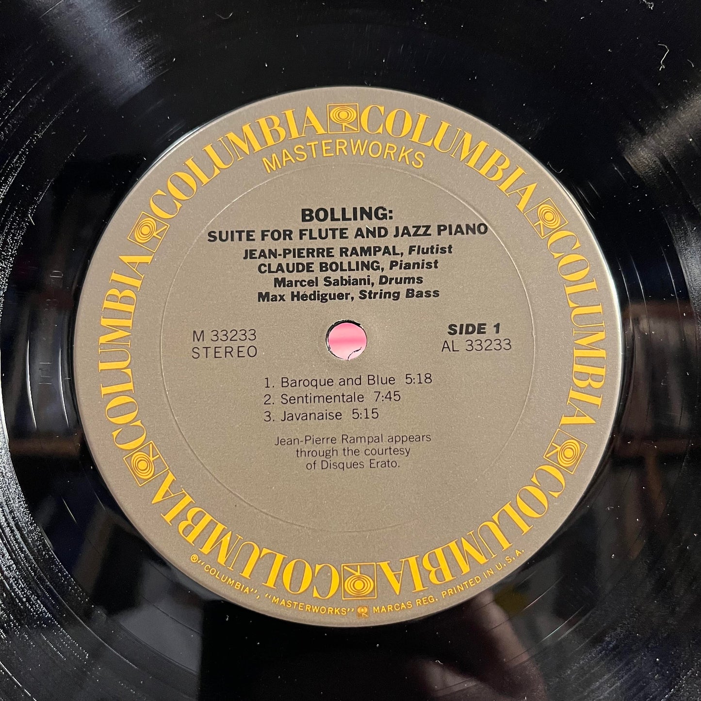 Jean-Pierre Rampal - Suite For Flute And Jazz Piano *TERRE HAUTE* | Near Mint (NM) Very Good Plus (VG+)-