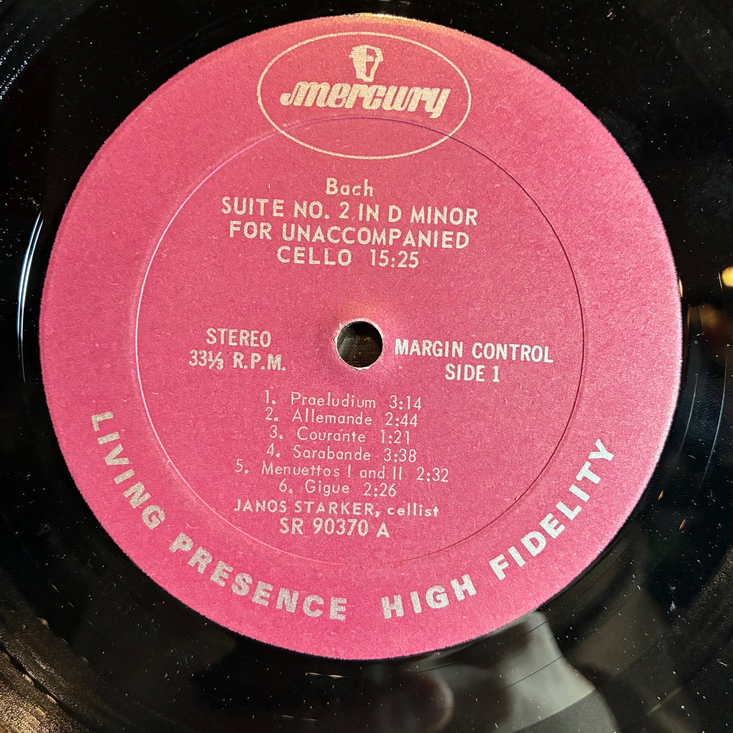 Johann Sebastian Bach - Suites For Solo Cello No.2 In D Minor No.5 In C Minor (VINYL) | Very Good (VG) Very Good (VG)-