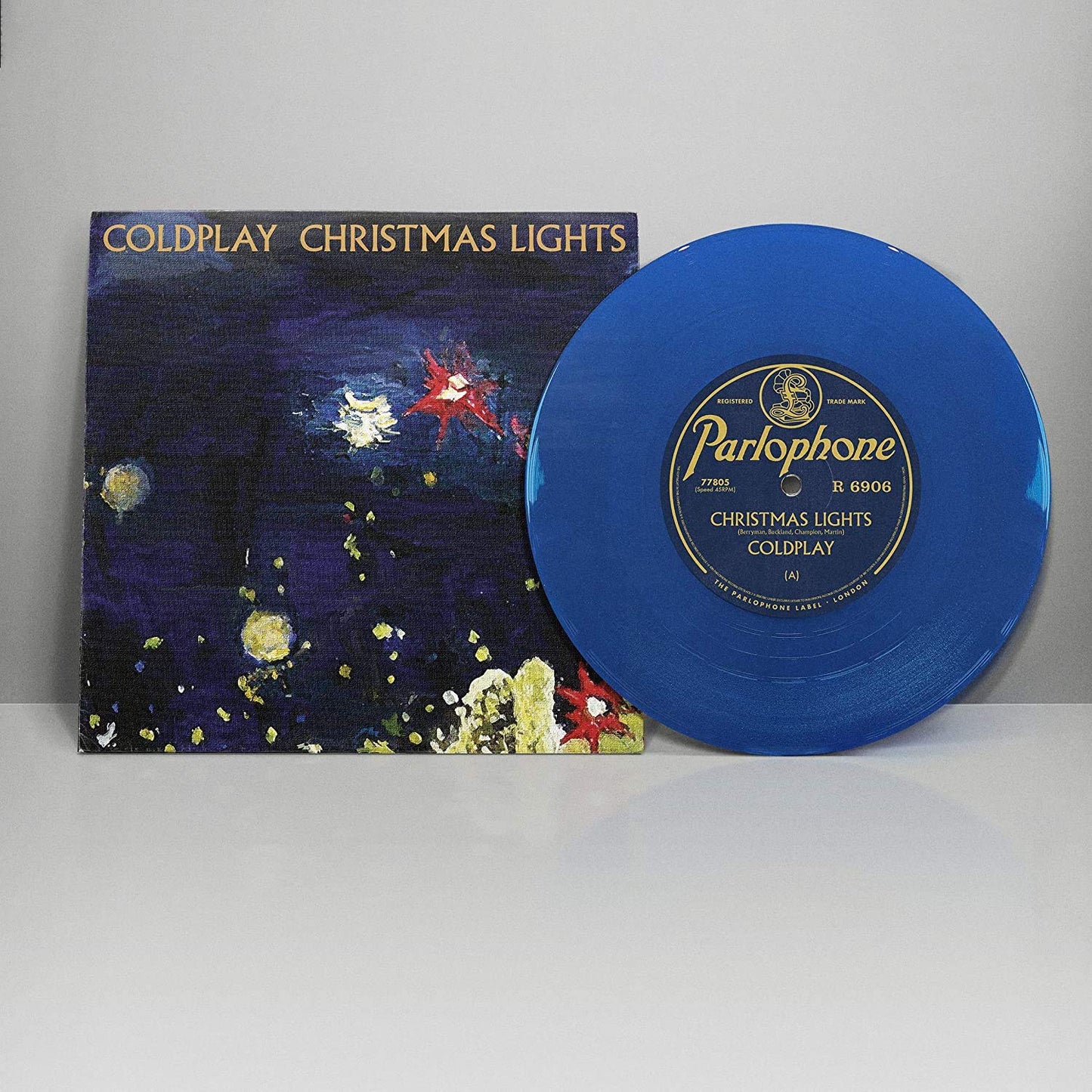 Coldplay - Christmas Lights (7" Blue Vinyl Single) | Mint (M) Mint (M)-