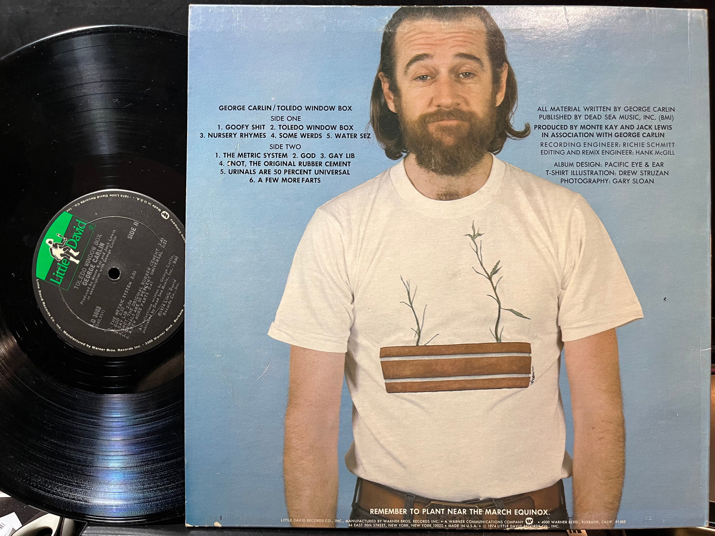 George Carlin - Toledo Window Box (VINYL) | Near Mint (NM) Excellent (EX)-