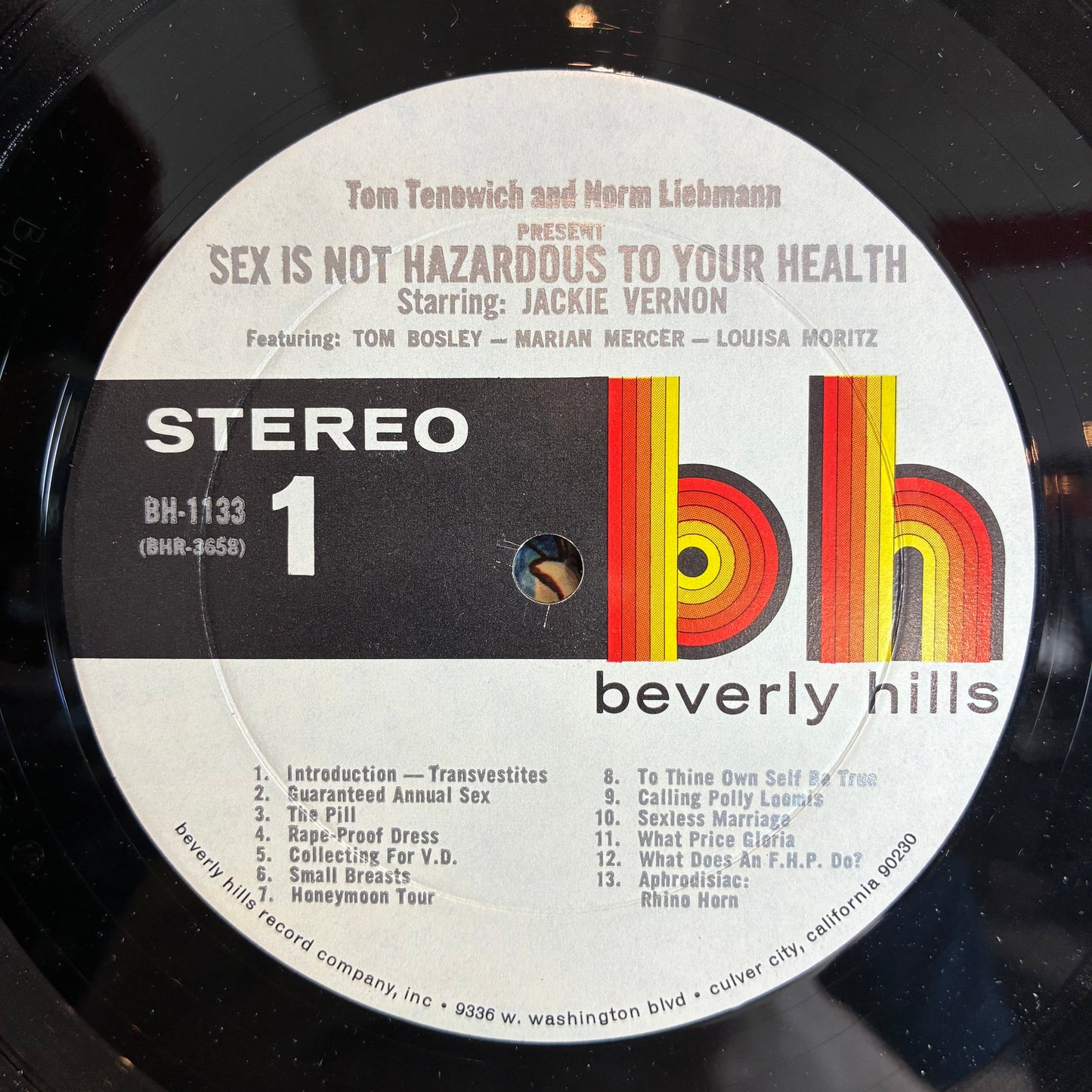 Jackie Vernon - Sex Is Not Hazardous To Your Health (VINYL) | Very Good Plus (VG+) Excellent (EX)-