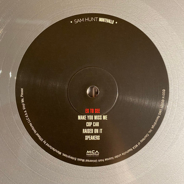 Sam Hunt (4) - Montevallo (COLOR VINYL - VMP) | Mint (M) Mint (M)-