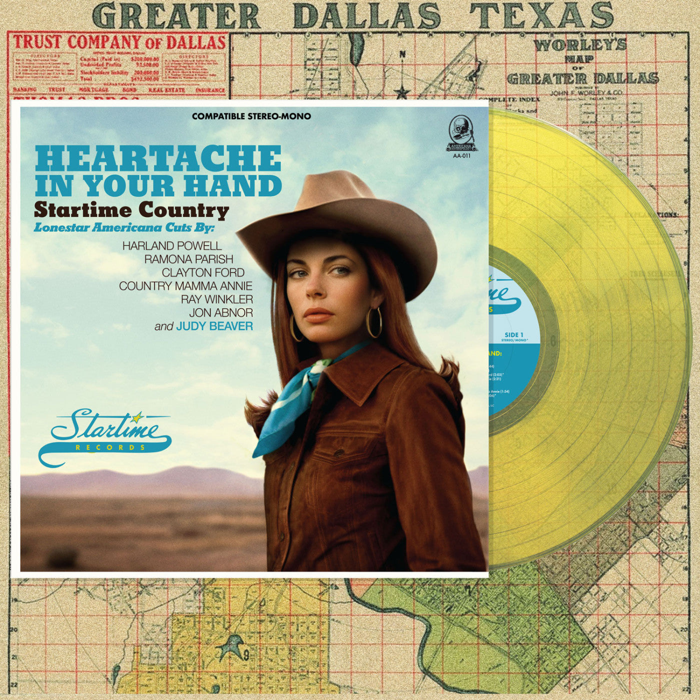 Various Artists - Heartache In Your Hand: Startime Country (2025 RSD YELLOW VINYL) | Mint (M) Mint (M)-