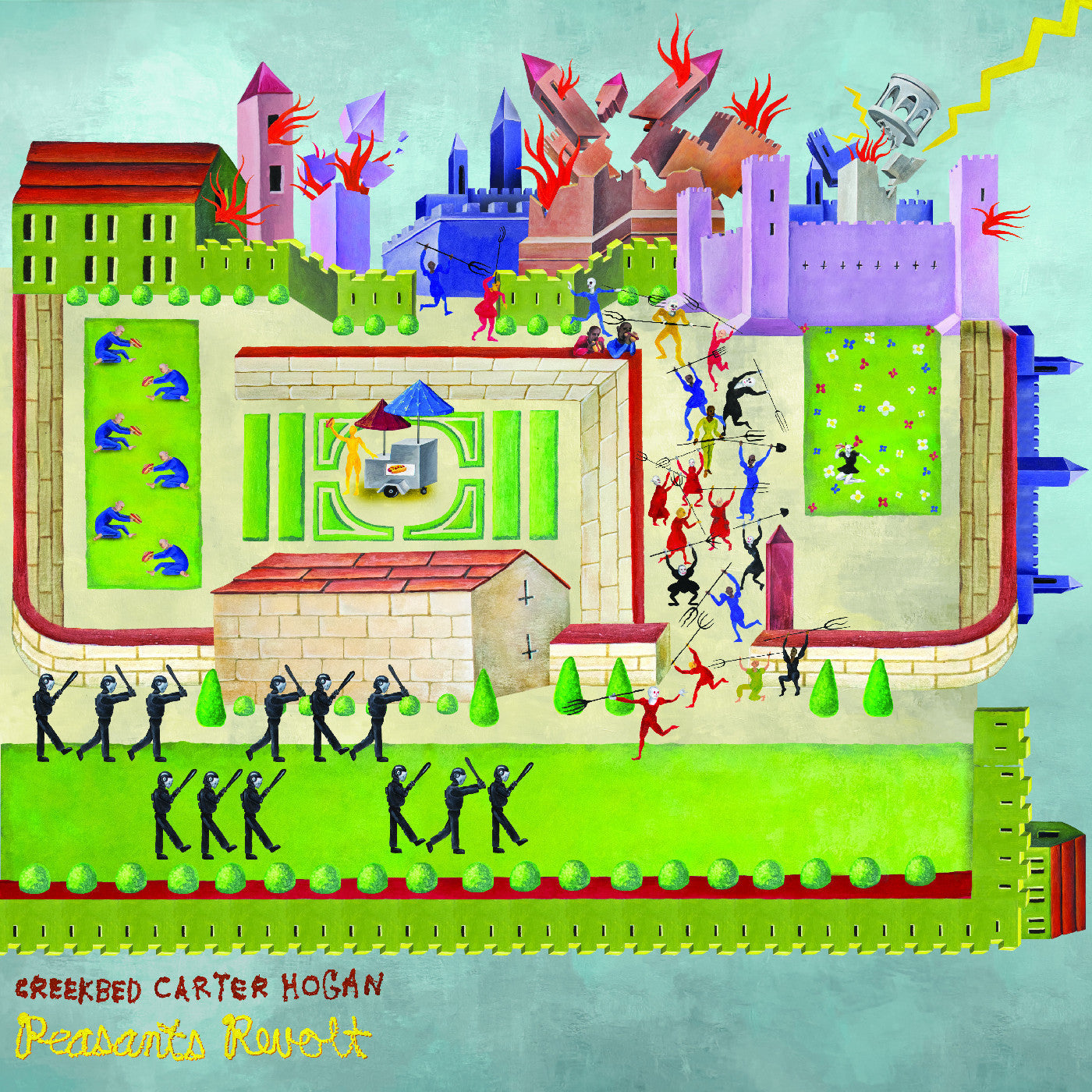 Creekbed Carter Hogan - (PRESALE 7/24/26) Peasants Revolt (IEX LIME GREEN VINYL) |-