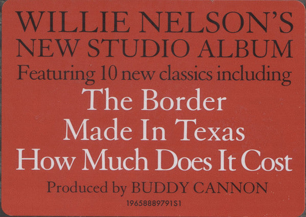 Willie Nelson - The Border | Mint (M) Mint (M)-