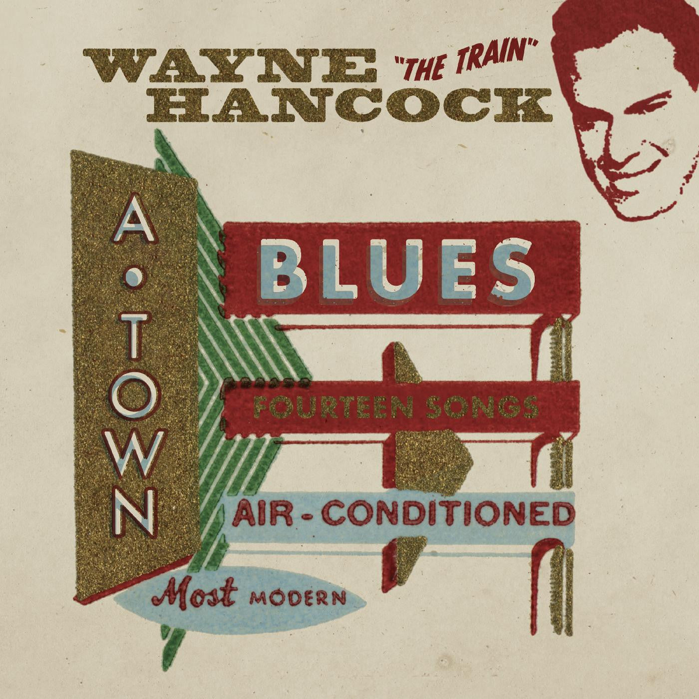 Hancock, Wayne - A-Town Blues (RED VINYL) |-