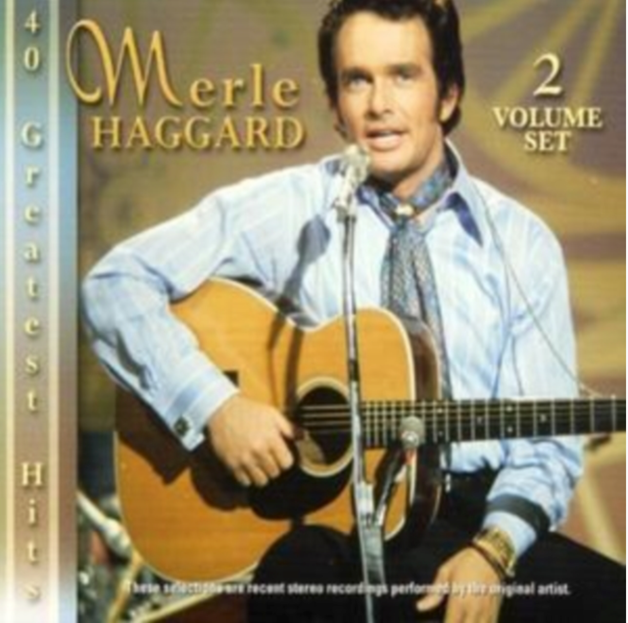 HAGGARD,MERLE - 40 GREATEST HITS (2xCD Intersound 5737) | NEW Mint (M) Mint (M)-