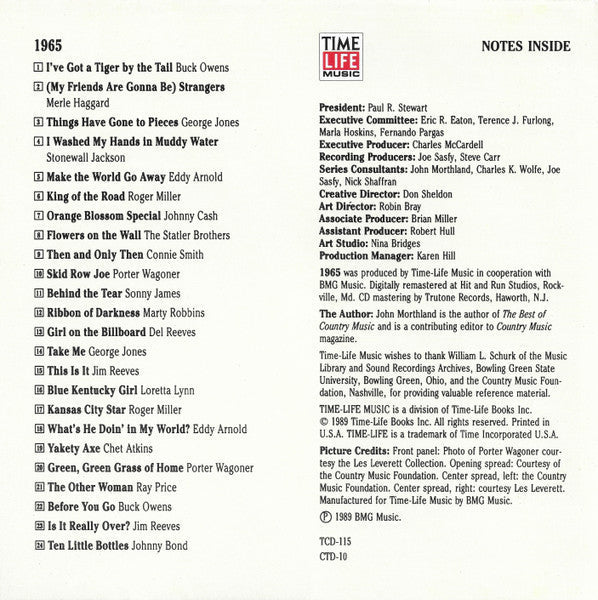Country USA 1965 (CD) | Mint (M) Mint (M)-