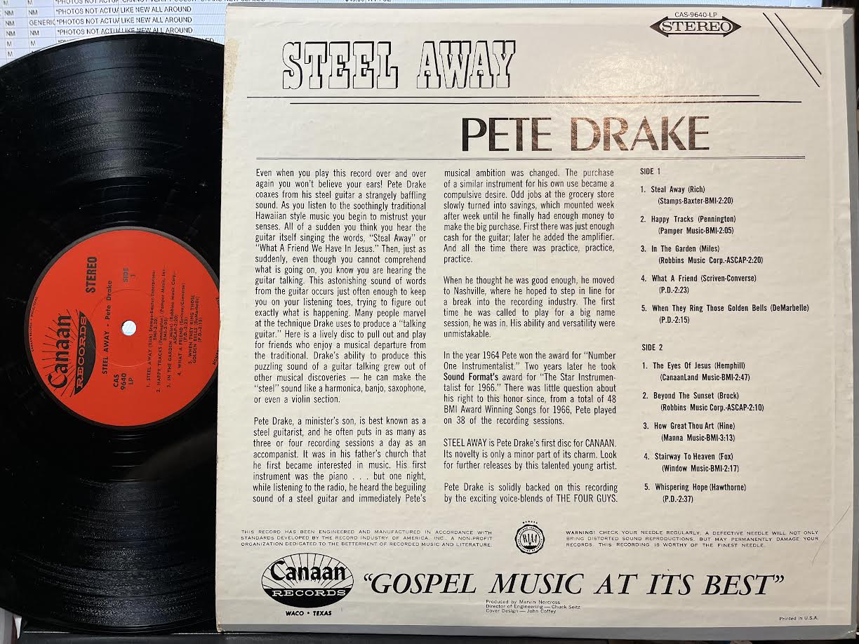 Steel Away (vinyl) | Excellent+ (EX+) Near Mint (NM)-