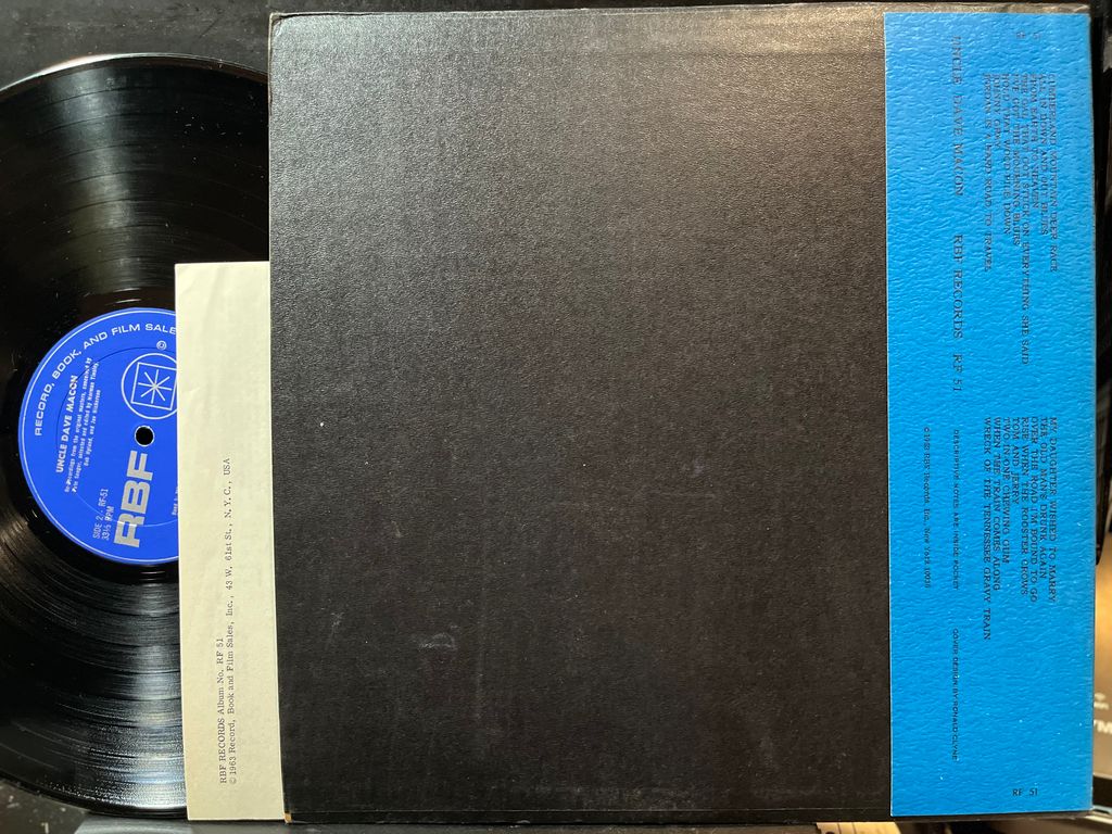 Uncle Dave Macon - Uncle Dave Macon (VINYL) | Near Mint (NM) Near Mint (NM)-