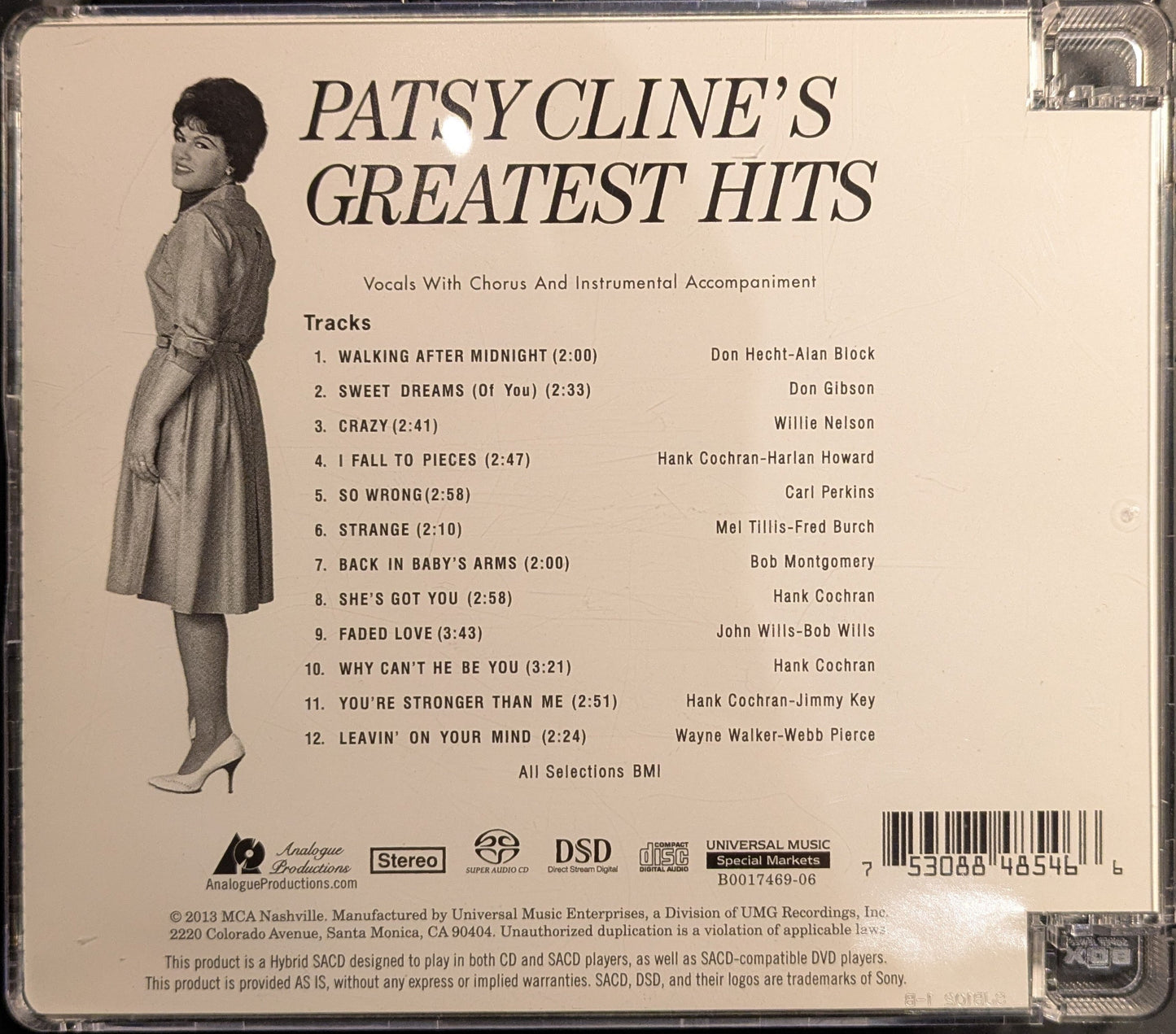 Patsy Cline - Greatest Hits (SACD) | Near Mint (NM) Near Mint (NM)-