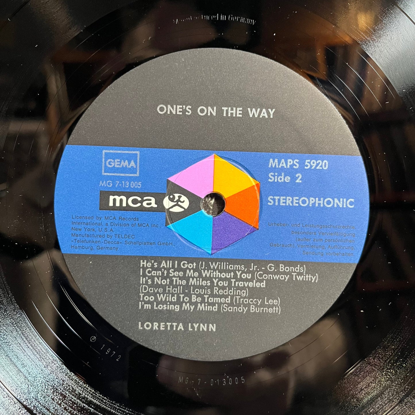 Loretta Lynn - One's On The Way (GERMAN VINYL) | Near Mint (NM) Near Mint (NM)-