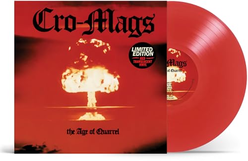 Cro-Mags - The Age Of Quarrel (Ruby Red Translucent VINYL) | Mint (M) Mint (M)-