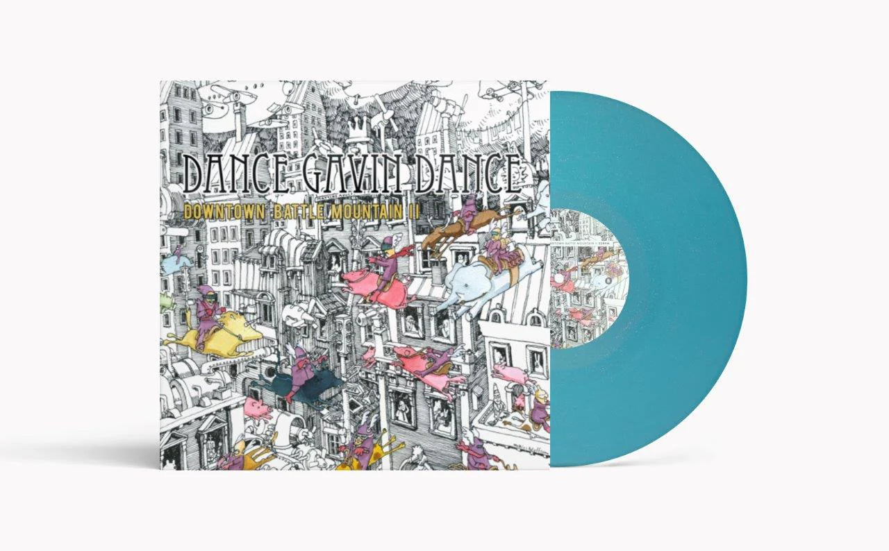 Dance Gavin Dance - Downtown Battle Mountain Ii (15th Anniversary Light Blue Glitter VINYL LP Rise RISE245123) | NEW-